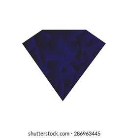 Abstract diamond polygon
