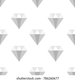 Abstract diamond seamless pattern. Geometric background. Vector illustration.