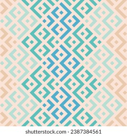 Abstract diamond shape background in pastel tones. Seamless square geometric pattern. Texture design for tile, cover, poster, flyer, banner, wall, textile. Vector illustration.