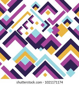 Abstract Diamond Shape Seamless Pattern