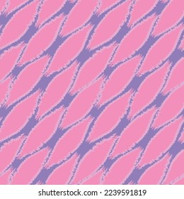 Resumen Diseño del patrón de trazos de pincel en forma de diamante para textiles de moda, gráficos y artesanías
