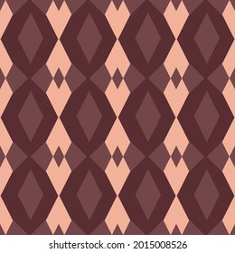 An abstract diamond shapes seamless vector pattern
