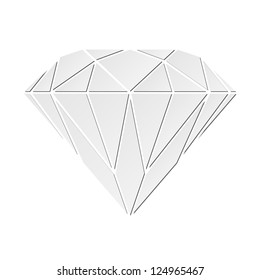 Abstract diamond vector