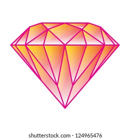 Abstract diamond vector