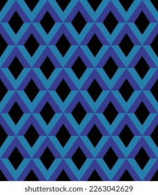 Abstract Diamonds Geometric Psychedelic Minimal Seamless Pattern Trendy Fashion Colors Emboss Look Perfect for Allover Fabric Print or Wall Paper