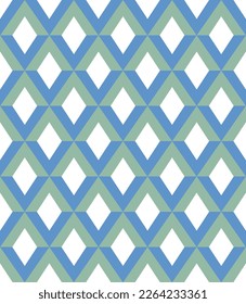 Abstract Diamonds Geometric Psychedelic Minimal Seamless Pattern Trendy Fashion Colors Emboss Look Perfect for Allover Fabric Print or Wall Paper