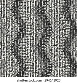 Abstract different noisy waves. Seamless pattern.