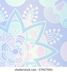 Abstract different shades of light blue background, Vector ornament