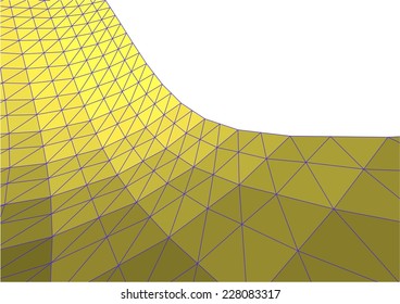Abstract digital 3d polygonal surface background 