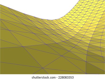 Abstract digital 3d polygonal surface background 