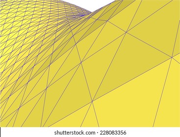 Abstract digital 3d polygonal surface background 