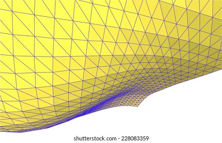 Abstract digital 3d polygonal surface background 