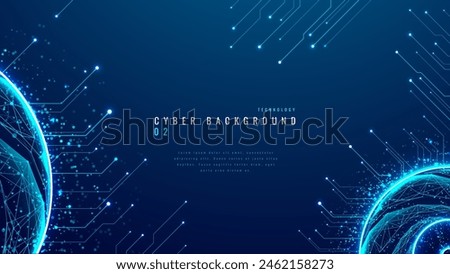 Abstract digital AI chat light blue background. Chatbot concept. GPT or Artificial Intelligence concept. Technology futuristic electric blue bg with neon abstract elements. Vector illustration. 