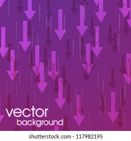 Abstract digital art background with arrows.
