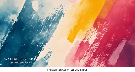 An abstract digital art background with blue, yellow, and red paint splatter, creating a vibrant and dynamic design.