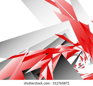 Abstract digital art background, pattern with shattered, edgy shapes.