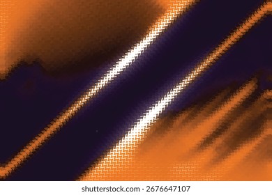 Arte digital Abstractas con rayas dinámicas de luz y tonos naranjas para fondos modernos y proyectos visuales Vector