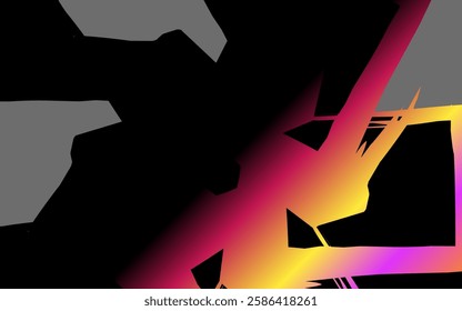 Abstract digital art with a mix of dark and light colors, creating a futuristic visual effect.