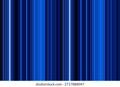 Abstract Digital Art with Vertical Blue and Black Stripes for Modern Creative Design vector
