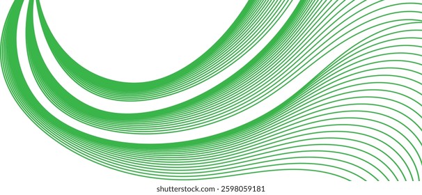 Abstract digital artwork composed of fluid, interconnected blue lines forming smooth, wave-like curves on a Transparent background for digital innovation, artificial intelligence etc