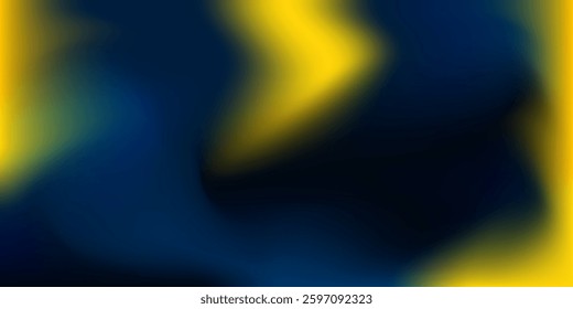 Abstract digital artwork with a dynamic blend of deep blue and vibrant yellow hues. Smooth gradients and soft light effects create a futuristic, energetic, and modern aesthetic.