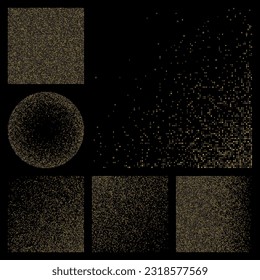 Abstract digital background. Amber color theme backgrounds. Gradiented geometric patterns. Classy vector illustration.
