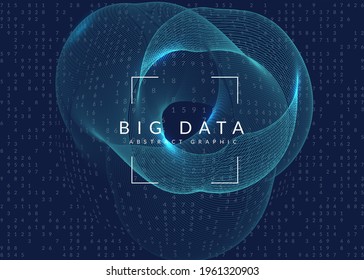 Abstract digital background. Artificial intelligence, deep learning and big data concept. Quantum technology. Tech visual for screen template. Industrial abstract digital background.