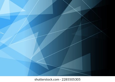 Resumen de fondo digital con partículas geométricas azules