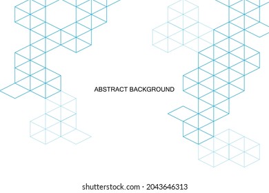 Abstract digital background. Abstract boxes background. Abstract vector background.