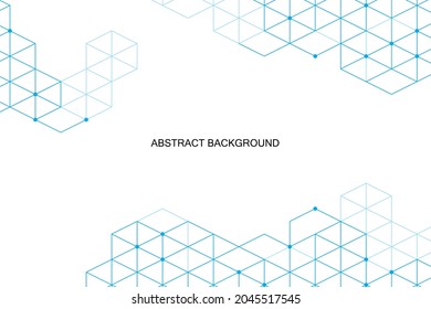 Abstract digital background. Abstract boxes background. Abstract vector background.