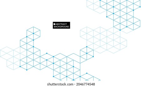 Abstract digital background. Abstract boxes background. Abstract vector background.