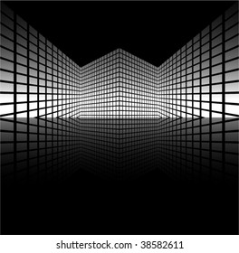 abstract digital background (can be used as business card or banner)