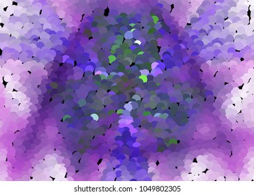 Abstract digital background. Circles, dots. Vector clip art.