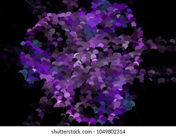 Abstract digital background. Circles, dots. Vector clip art.