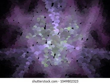 Abstract digital background. Circles, dots. Vector clip art.