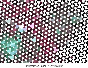 Abstract digital background. Circles, dots. Vector clip art.