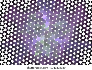 Abstract digital background. Circles, dots. Vector clip art.