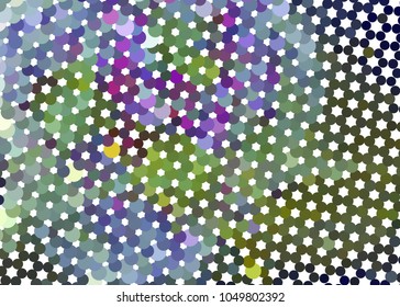 Abstract digital background. Circles, dots. Vector clip art.