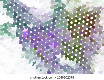 Abstract digital background. Circles, dots. Vector clip art.
