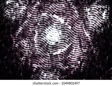 Abstract digital background. Circles, dots. Vector clip art.