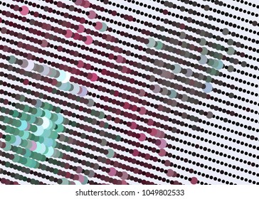 Abstract digital background. Circles, dots. Vector clip art.