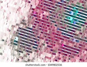 Abstract digital background. Circles, dots. Vector clip art.