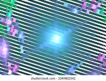 Abstract digital background. Circles, dots. Vector clip art.
