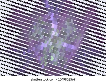 Abstract digital background. Circles, dots. Vector clip art.