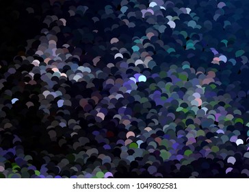 Abstract digital background. Circles, dots. Vector clip art.