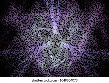Abstract digital background. Circles, dots. Vector clip art.