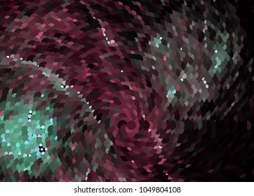 Abstract digital background. Circles, dots. Vector clip art.