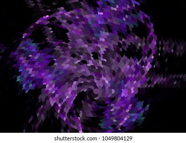 Abstract digital background. Circles, dots. Vector clip art.