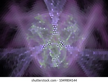 Abstract digital background. Circles, dots. Vector clip art.