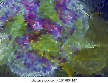 Abstract digital background. Circles, dots. Vector clip art.